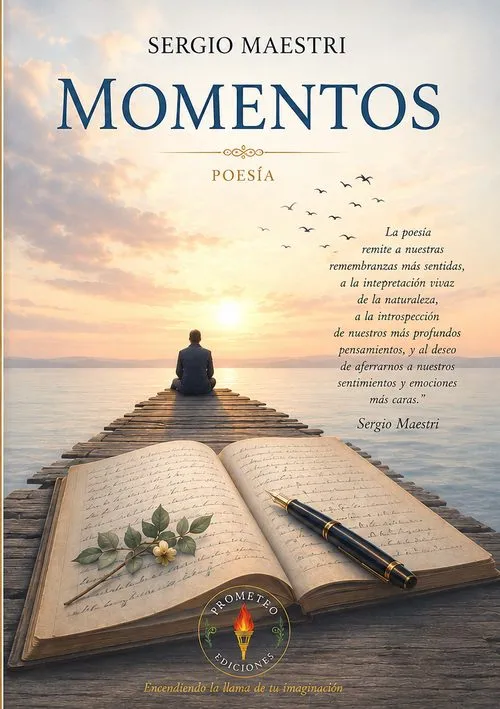 Portada del libro Momentos de Sergio Maestri - Poesía