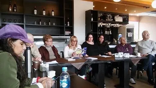 Sergio Maestri en una presentación, encuentro o entrevista